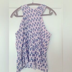 Loft sweet summmer sleeveless cross neck top